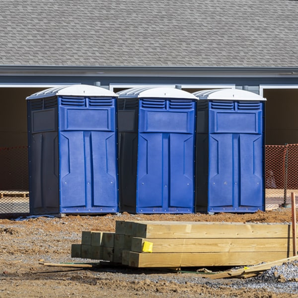 is there a specific order in which to place multiple porta potties in Platte NE